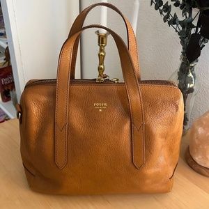 Fossil Sydney Satchel in Camel